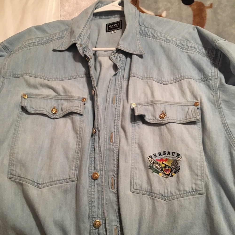 80’s Vintage Versace Jean Button Down